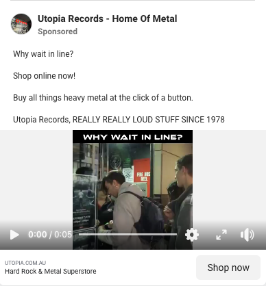 Utopia Records Ad 3