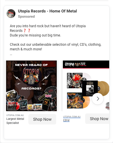 Utopia Records Ad 7